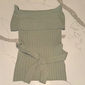 ASOS Sage Off-Shoulder Sweater